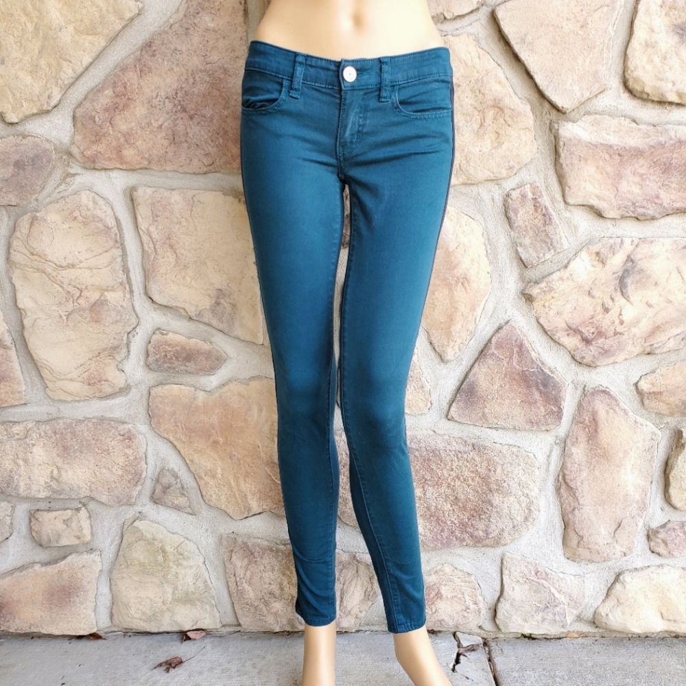 AMERICAN EAGLE | Dark Teal Super Stretch Jeggings